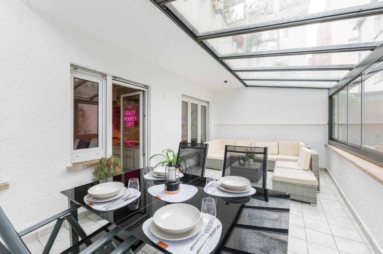Das Crazy Monkey Loft Mit 100Qm & Summerlounge Apartment สตุตการ์ต ภายนอก รูปภาพ